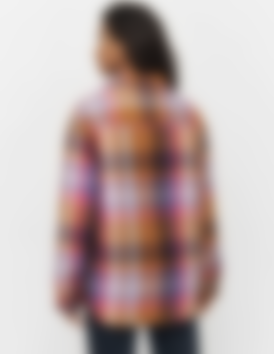 Knowledge Cotton Apparel  2190009 Oversize Check Overshirt Multi Check