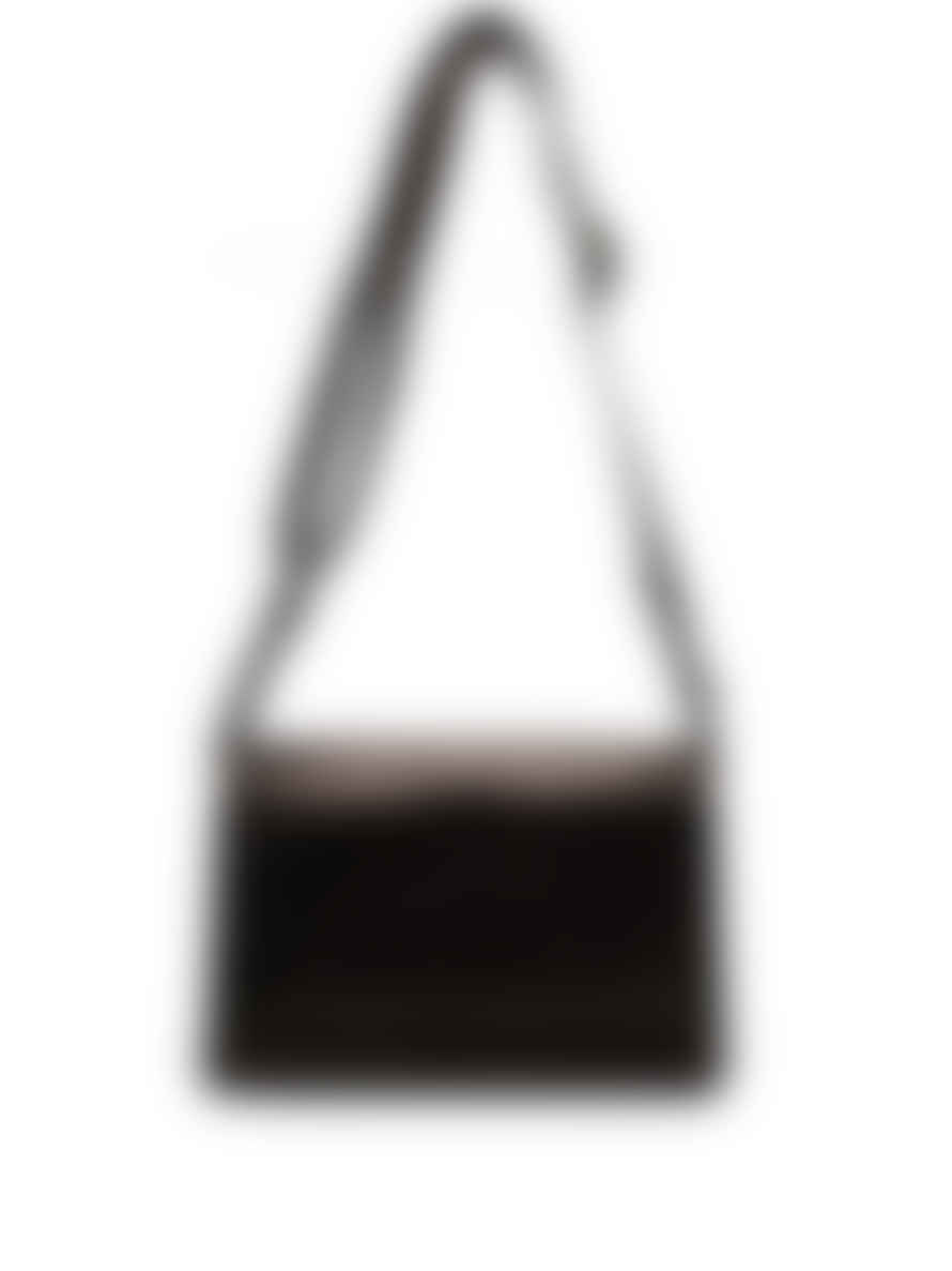 Nooki Design Chester Metallic Leather Cross Body Bag-black