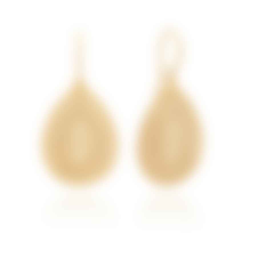 Anna Beck Medium Scallop Drop Earrings Er105328 Gpl