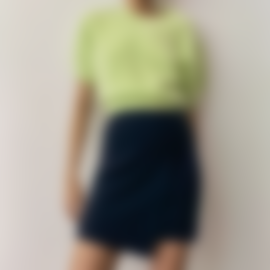 LISA YANG Josette Cashmere Mini Skirt - Navy
