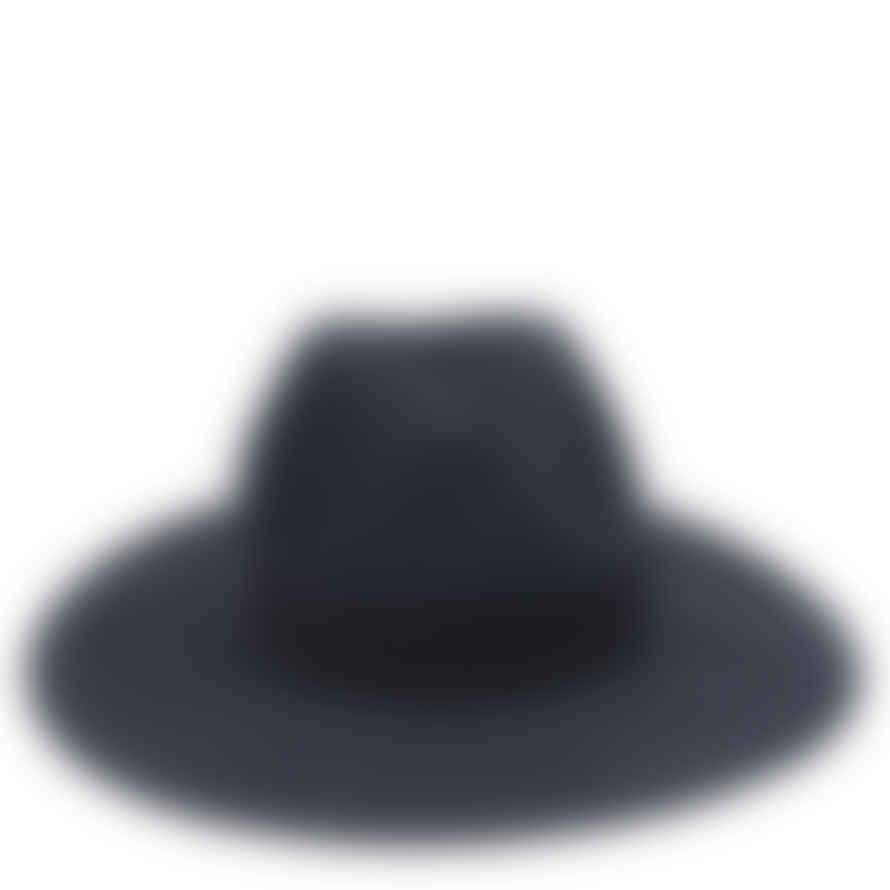 Travaux En Cours Felt Fedora Hat Wide Brimmed - Black