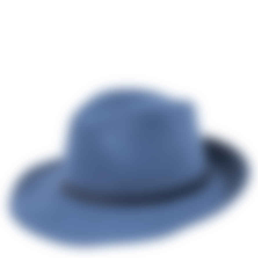 Travaux En Cours Felt Fedora Hat - Denim Blue