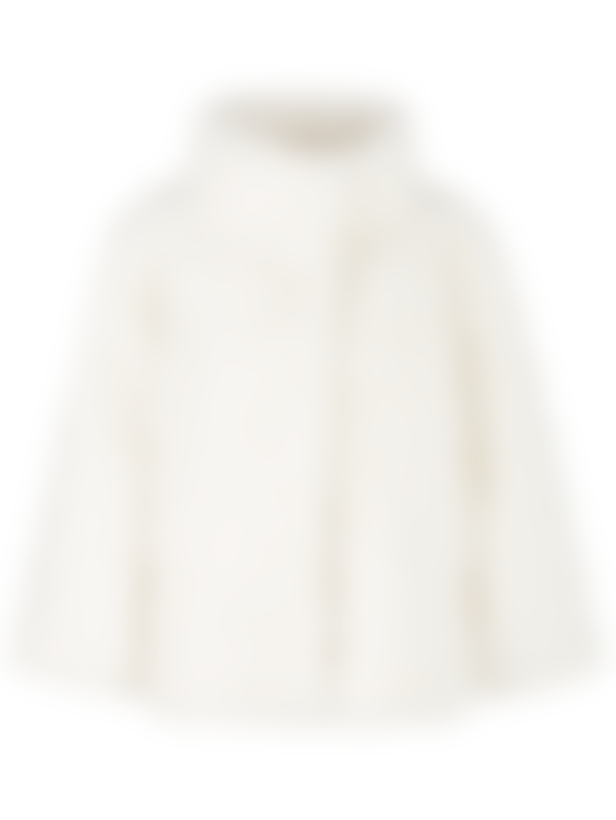 Marc Cain Collections Short Faux Fur Coat In White Vc 12.10 W65 Col 100
