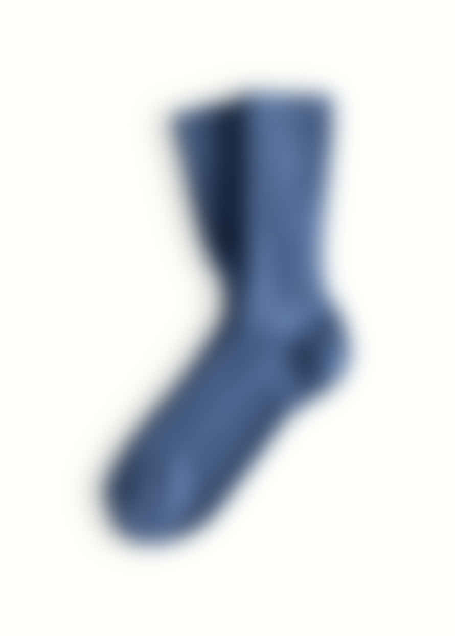 Thunders Love Wool Collection Solid Light Blue Socks