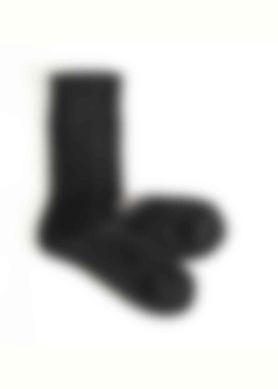Thunders Love Wool Collection Solid Dark Grey Socks