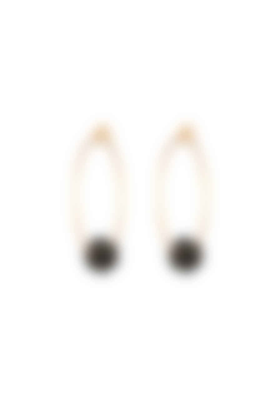 One & Eight Smokey Quartz Earrings