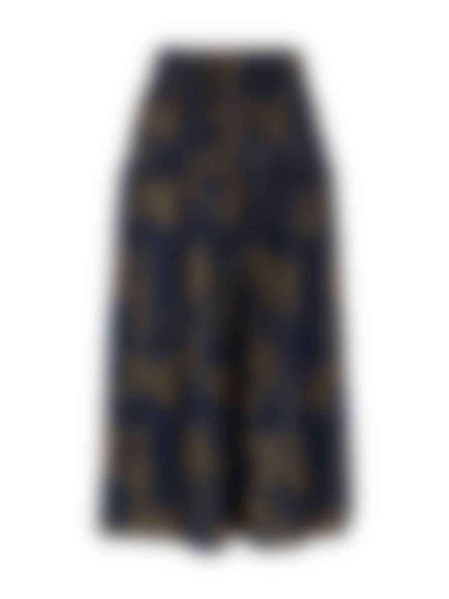 Anonyme Quince Simba Maxi Skirt - Khaki / Navy