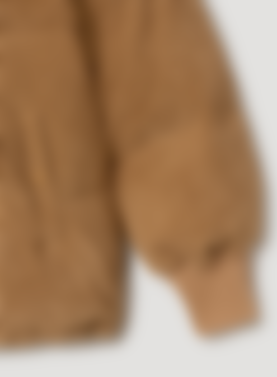 Skatïe Textured Puffer Jacket In Fawn 