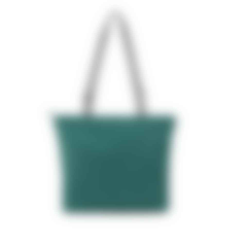 ROKA Roka Tote Shopping Bag Trafalgar B Medium Recycled Repurposed Sustainable Nylon In Teal