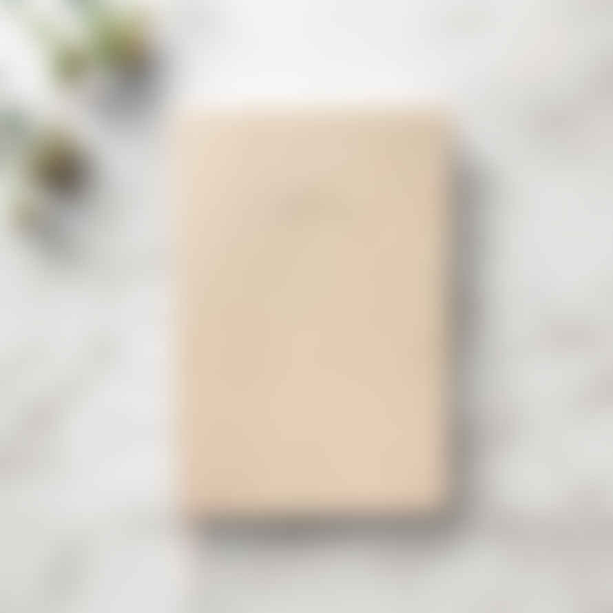 Seven Fiftytwo 2024 Weekly Diary Planner In Beige | Vegan Leather