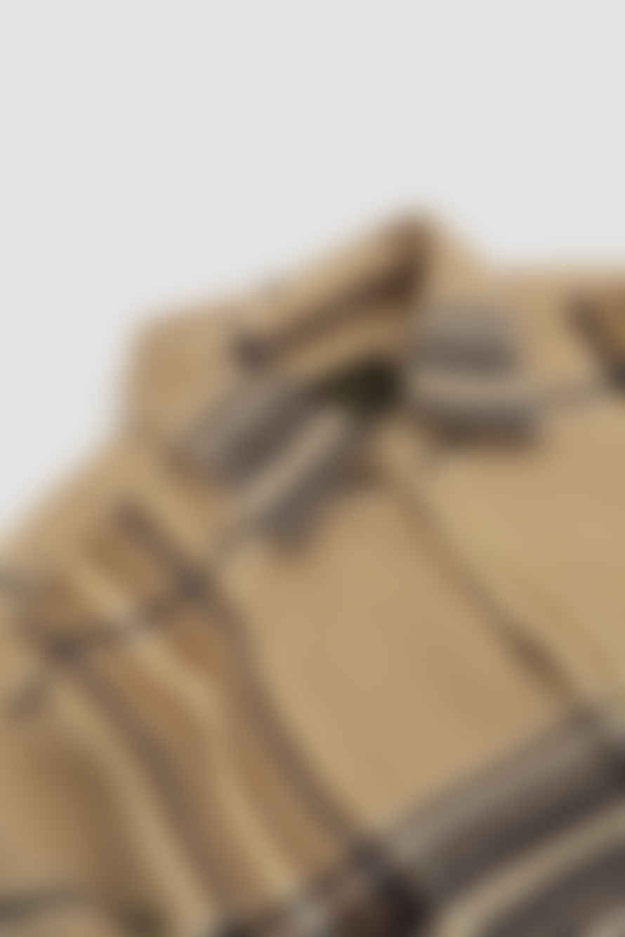  Portuguese Flannel Hazelnut Check Shirt