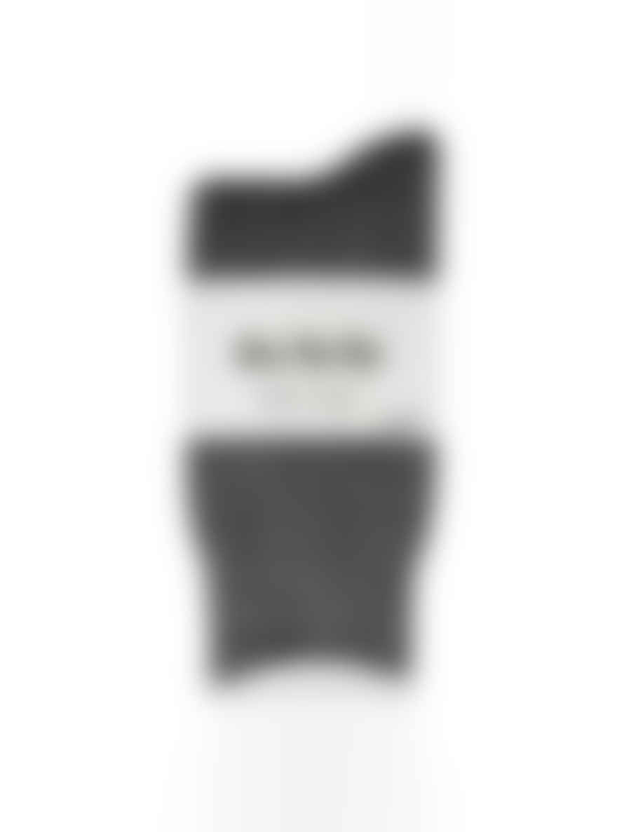 RoToTo Double Face Socks In Charcoal