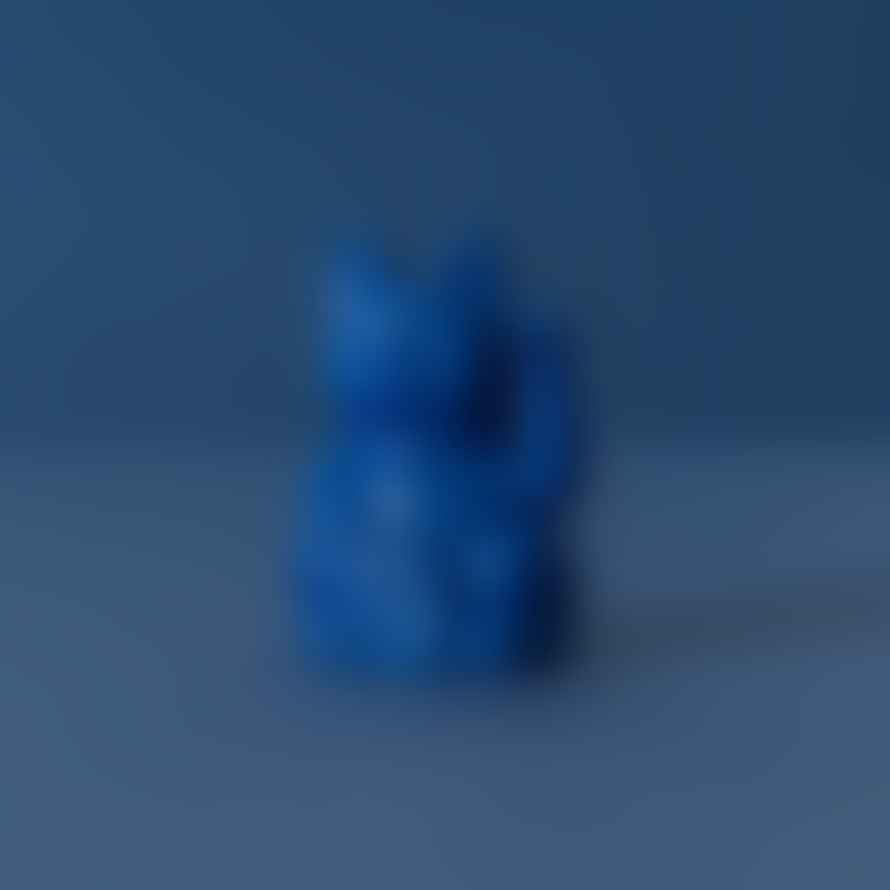 Donkey Mini Dark Blue Decorative Waving Lucky Cat