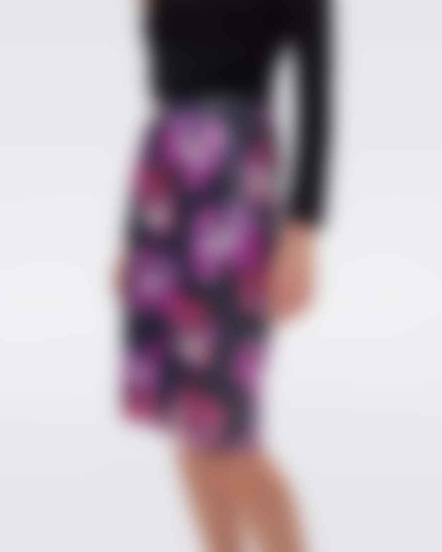Diane Von Furstenberg Miko Painted Blossom Sequin Skirt