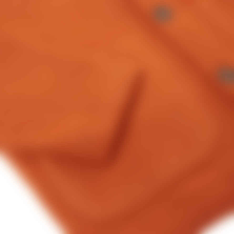 Universal Works Field Jacket In Orange Wool Fleece Orange.