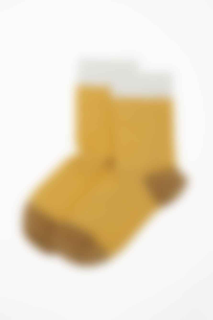 Peper Harow Zigzag Womens Socks - Yellow