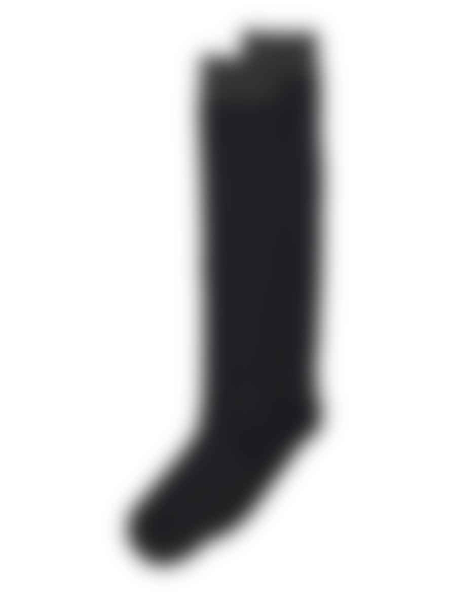 mp Denmark Wool/silk Knee Socks - Black