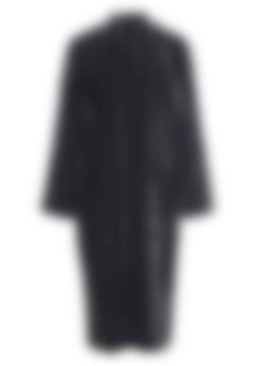 Bitte Kai Rand Striped Velvet Dress - Black /taupe, Xs