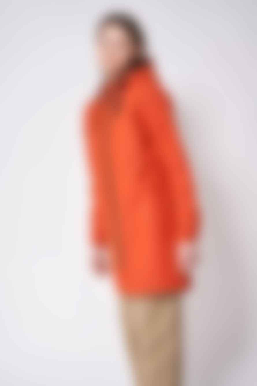 TANTA Rainwear Vanda Fleece Lined Waterproof Jacket - Burnt Orange