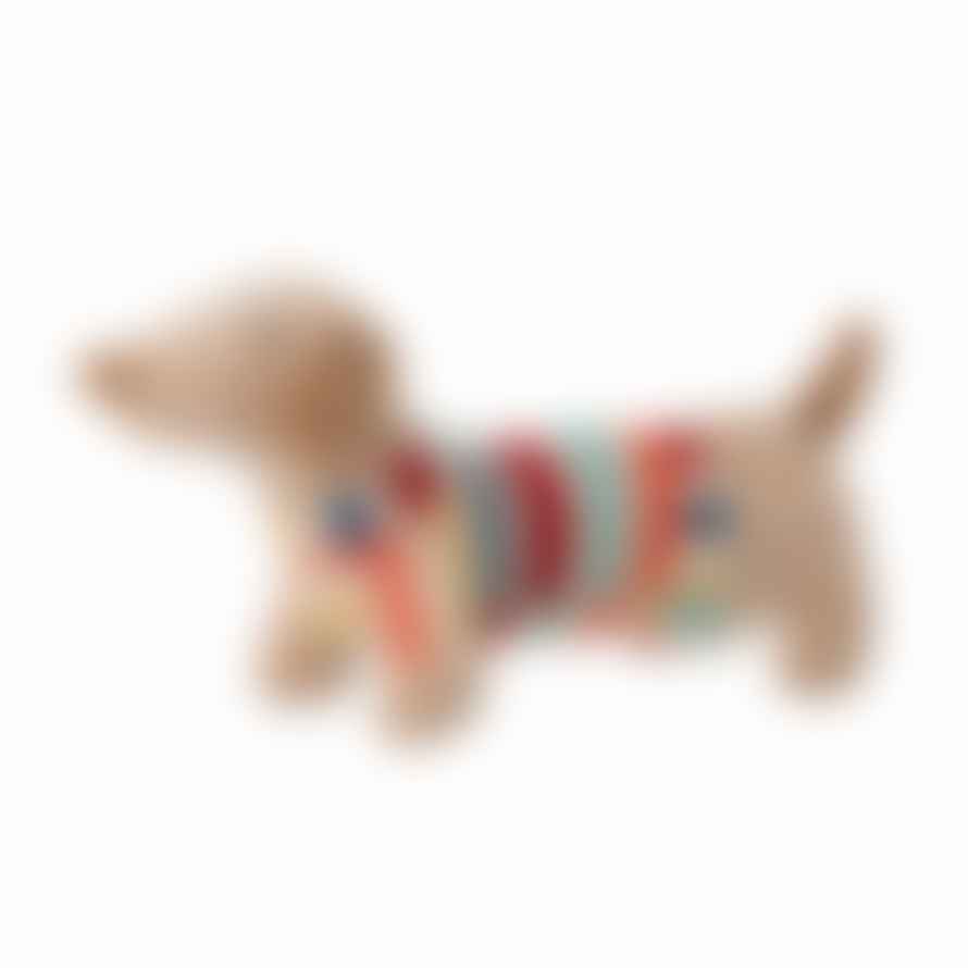 Bloomingville Hilena Dachshund Soft Toy With Carrybag