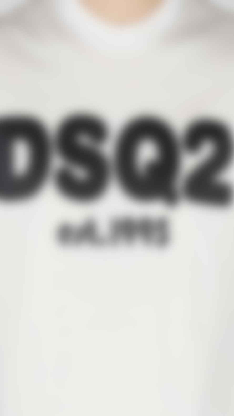 Dsquared2 Camiseta Dsquared2 Con Estampación Dsq2 Est.1995 – M, Blanco