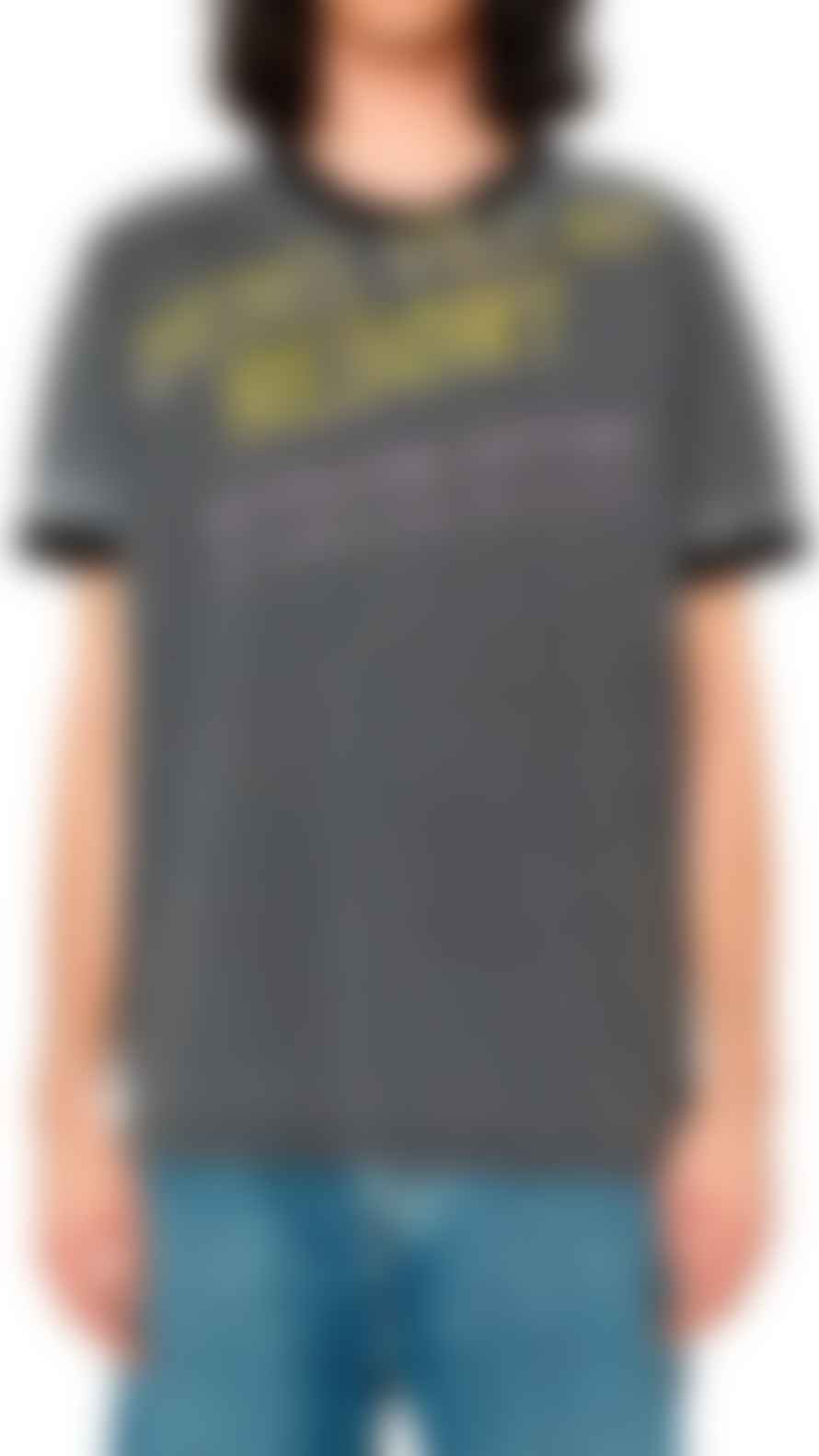 Diesel Camiseta Diesel Con Logo Estampado – L, Gris