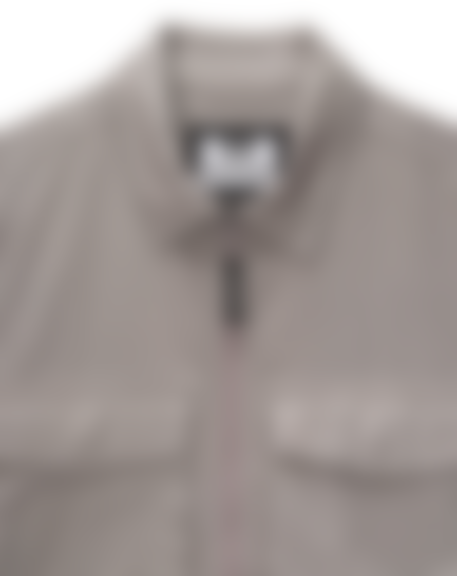 Weekend Offender Formella Garment Dye Overshirt (Light Grey)