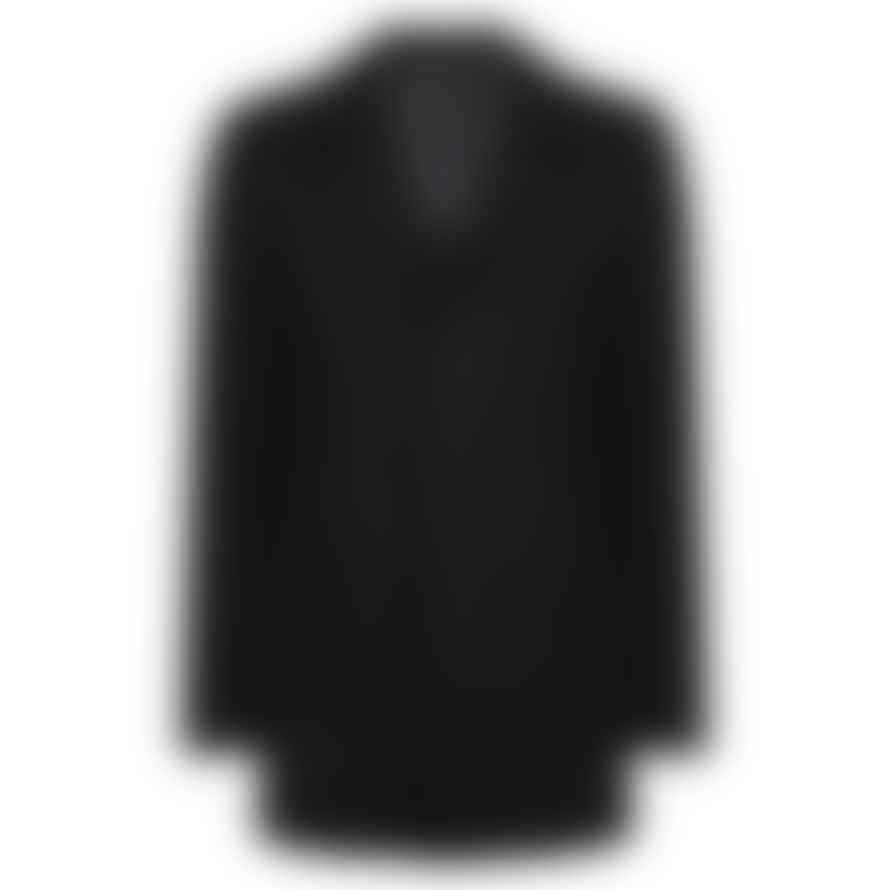 Remus Uomo Lohman Wool Overcoat - Black