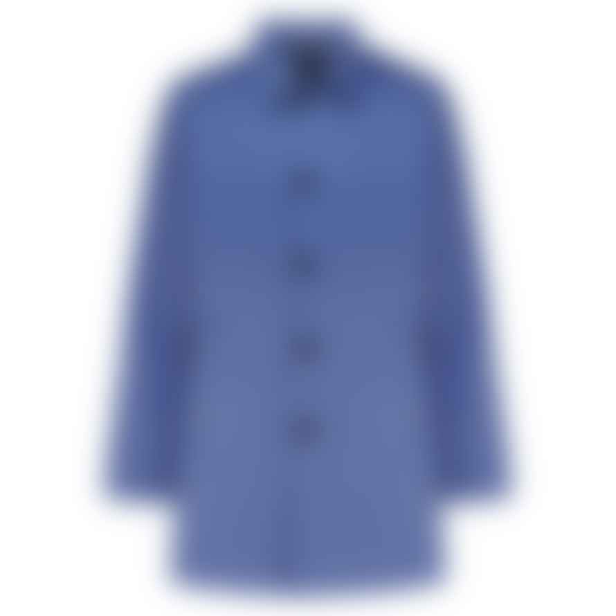 Guards London Montague Reversible Mac Jacket - Denim Blue / Navy