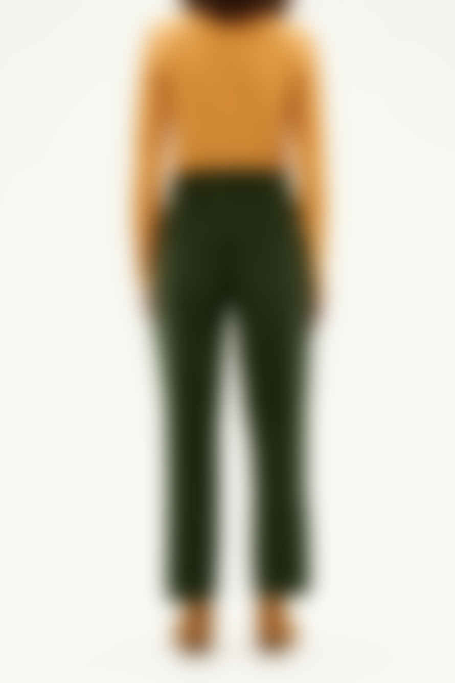 Thinking Mu Bottle Green Corduroy Nele Pants