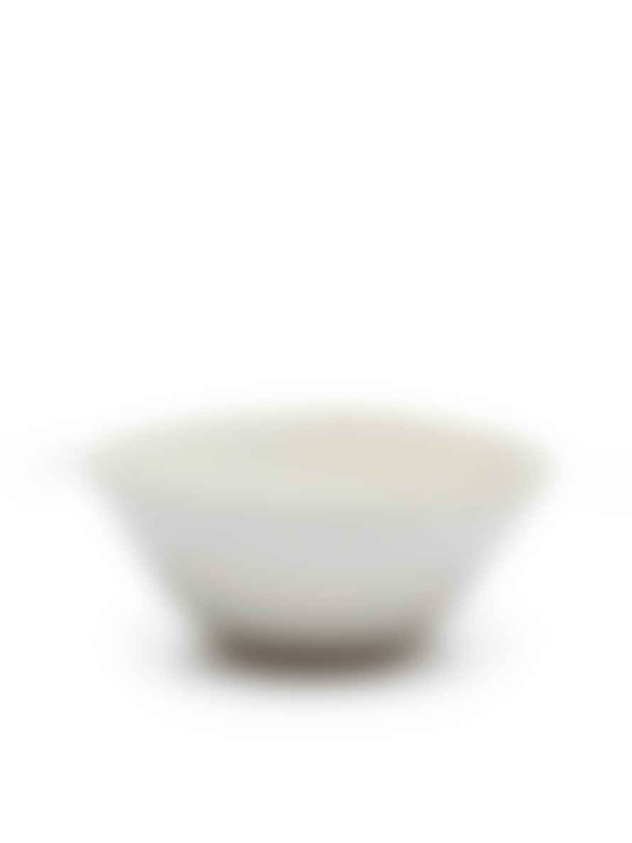 Wonki Ware  Organic Sand Pasta Bowl In White