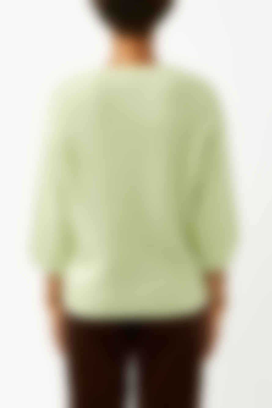 Indi & Cold Apple Green 3/4 Sleeve Knit