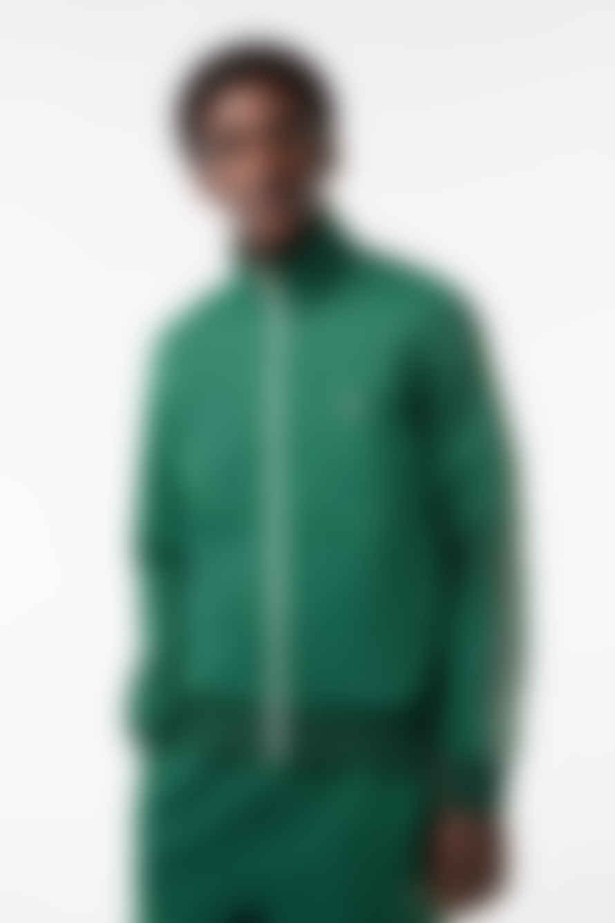 Lacoste Paris monogram-jacquard Track Jacket - Green