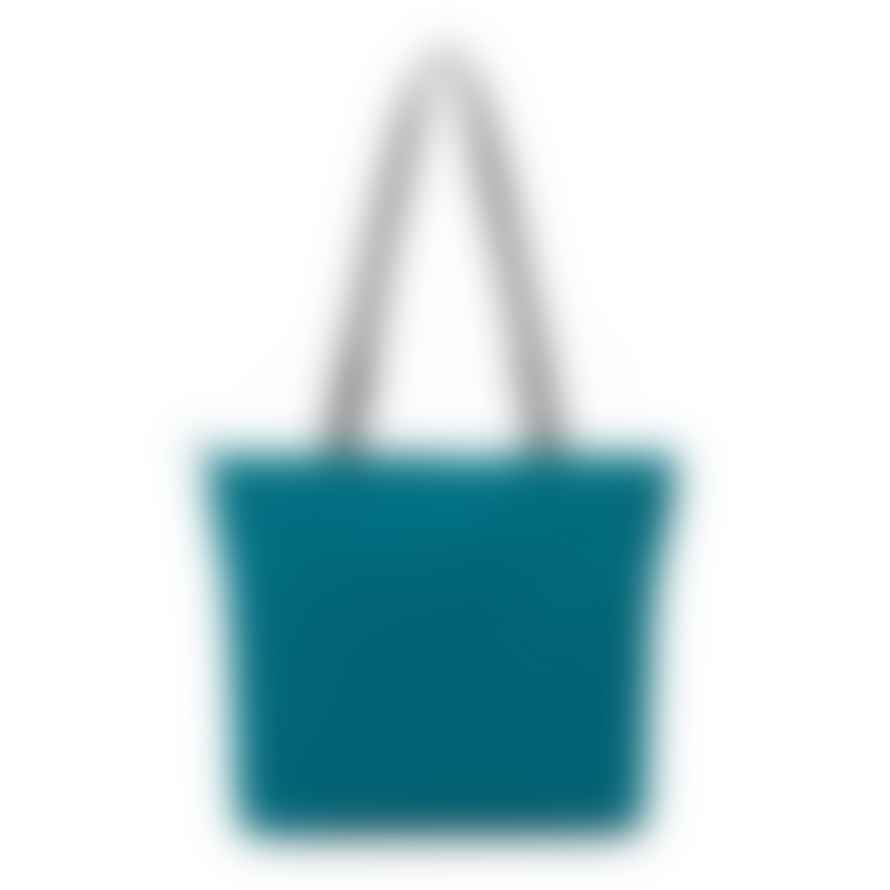 ROKA Roka Tote Shopping Bag Trafalgar B Medium Recycled Repurposed Sustainable Nylon In Marine