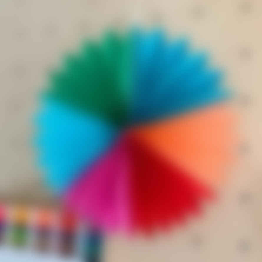 Petra Boase Multi Colour Paper Fan