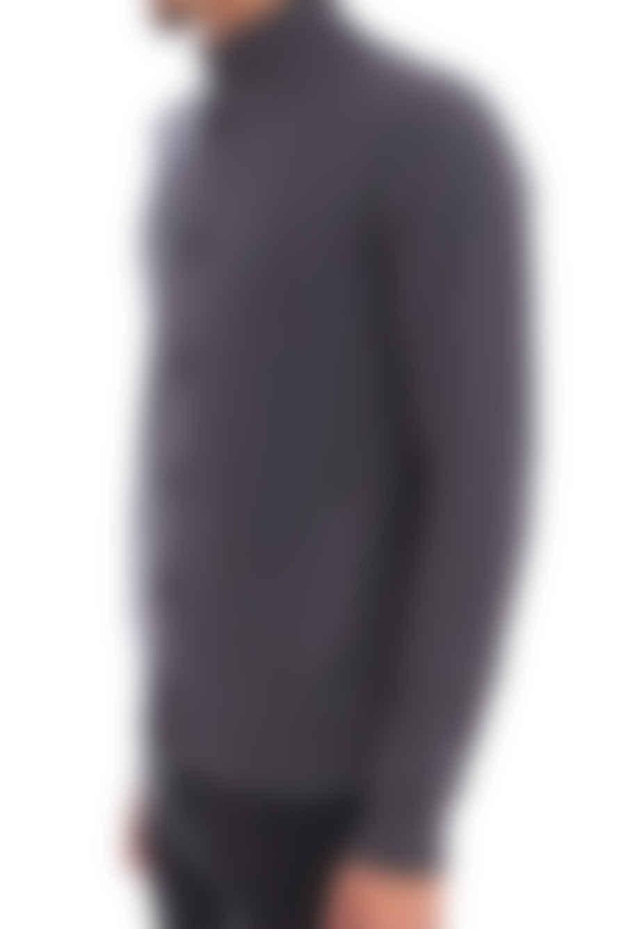FILIPPO DE LAURENTIIS - Graphite Grey Chunky Mockneck Wool Cardigan Bb3mltwm71 970
