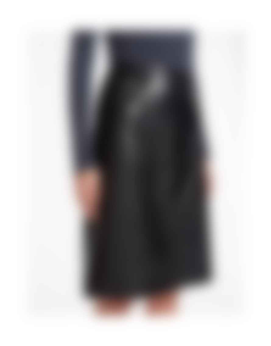 Cefinn Cefinn Skye Leather Pencil Skirt Size: 14, Col: Black