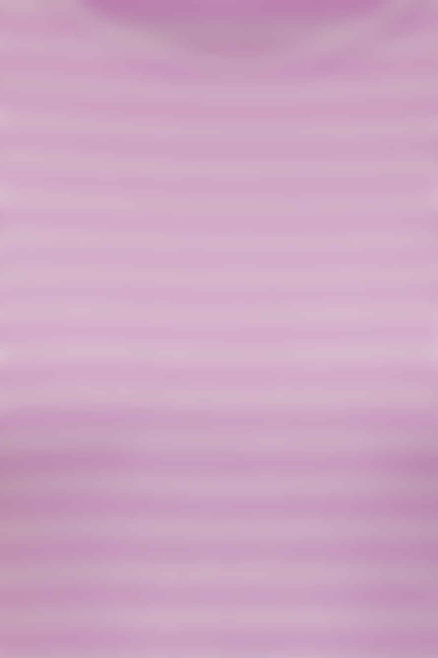 LOVE kidswear Tammo Longsleeve In Light Lilac & Lilac Striped Organic Rib Jersey For Women