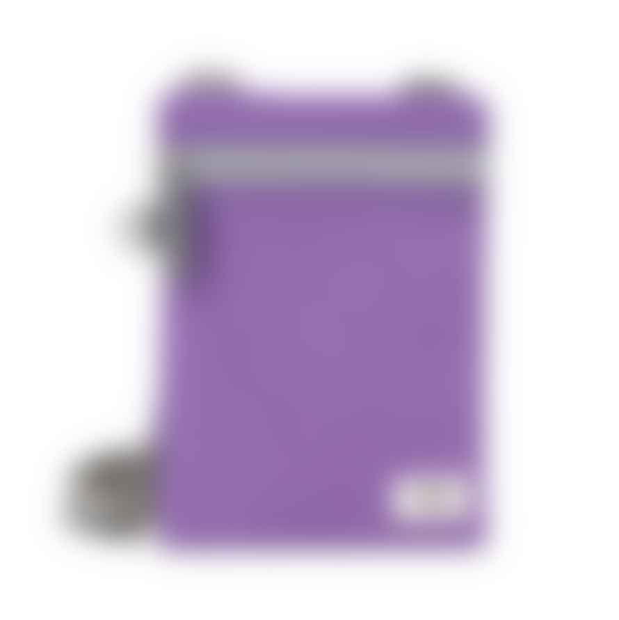 ROKA Roka London Cross Body Shoulder Swing Pocket Bag Chelsea Recycled Repurposed Sustainable Canvas In Imperial Purple