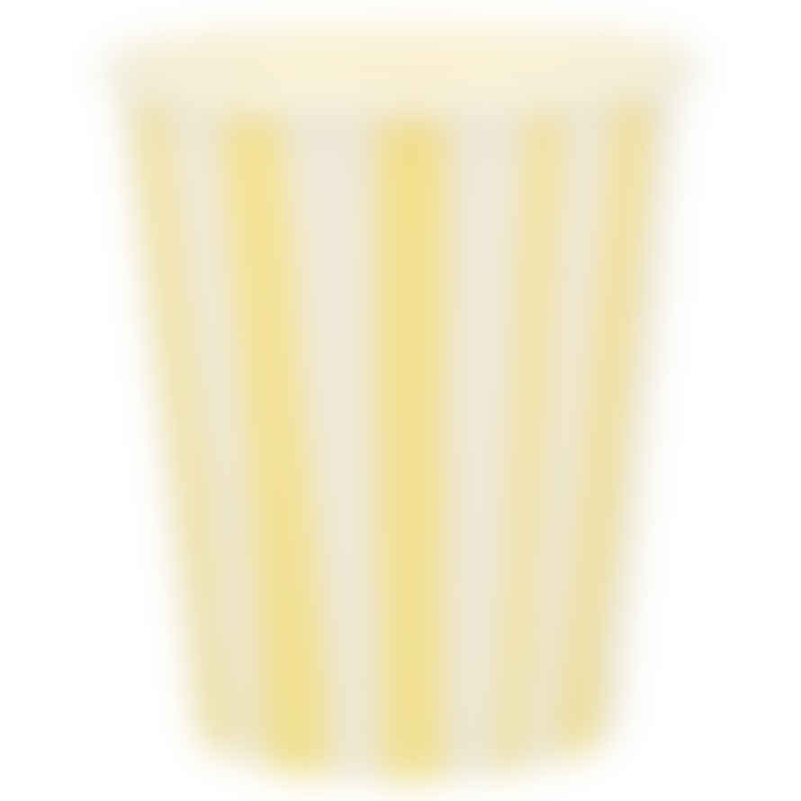 Meri Meri Yellow Stripes Cups