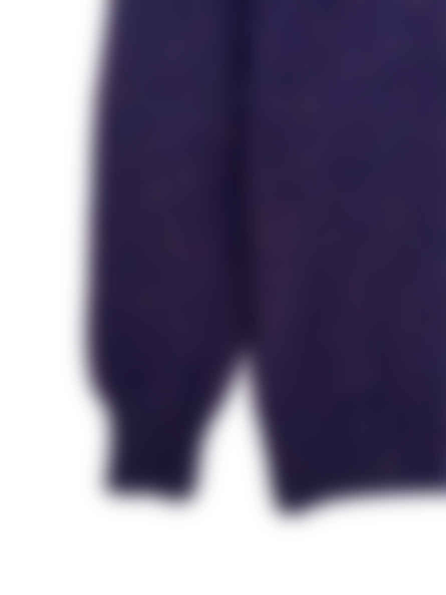Fresh Bruce Crew Neck Wool Sweater Purple