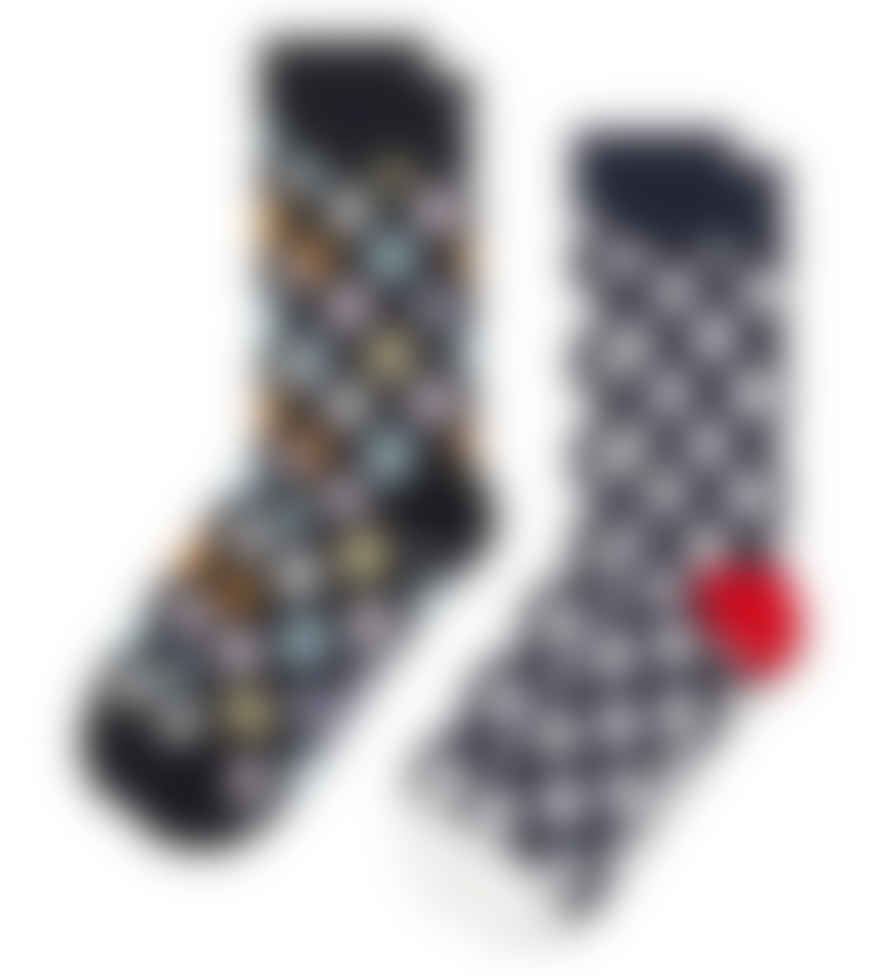 Happy Socks  Bdo02-9350 2-pack Classic Big Dot Socks