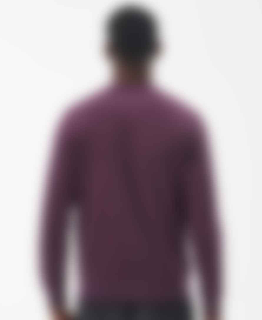 Barbour Purple Debson Sweatshirt 