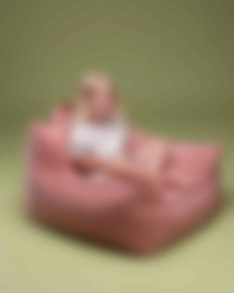 wigiwama Pink Mousse Corduroy Beanbag Chair