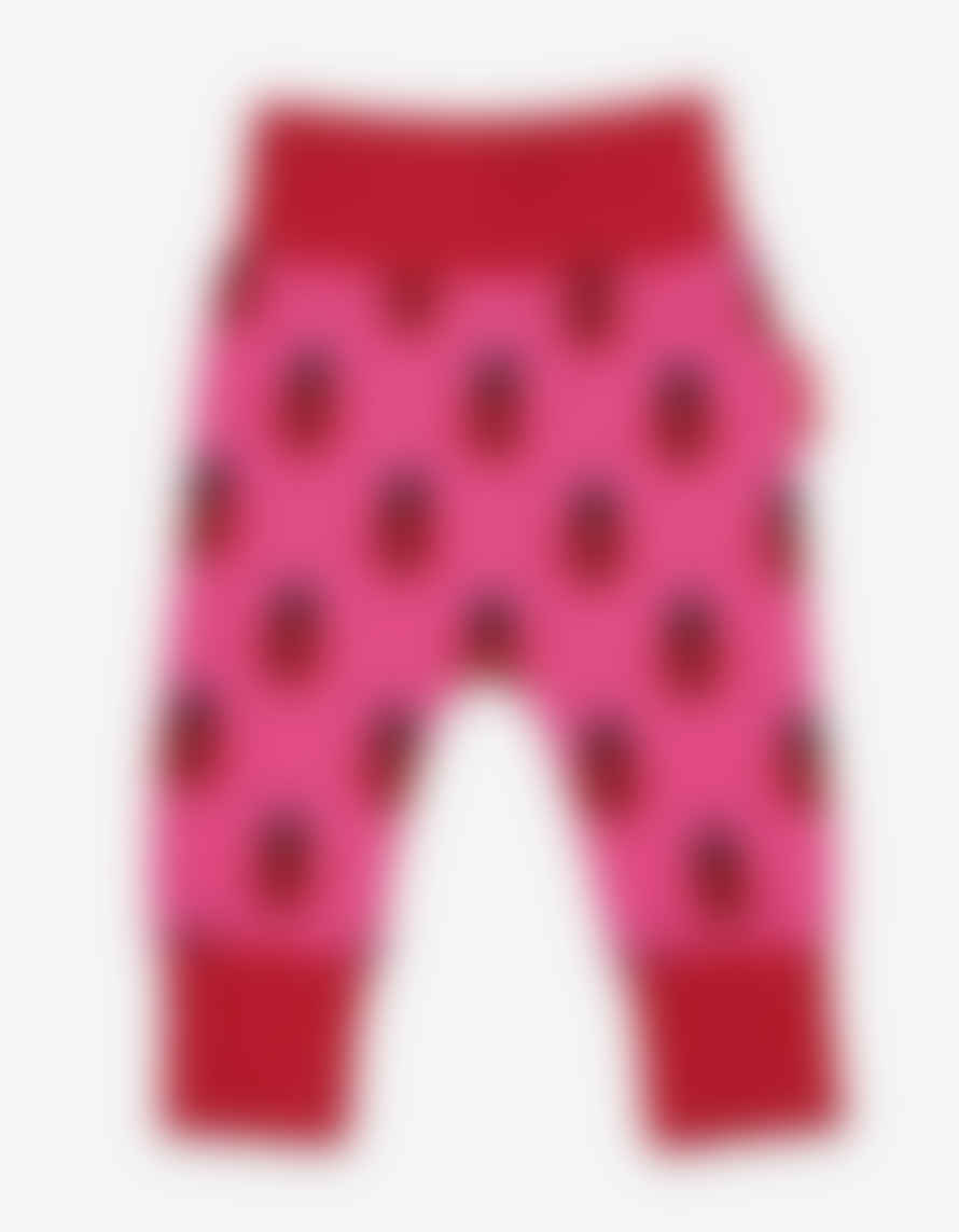 Toby Tiger Organic Yoga Pants with Ladybird Print