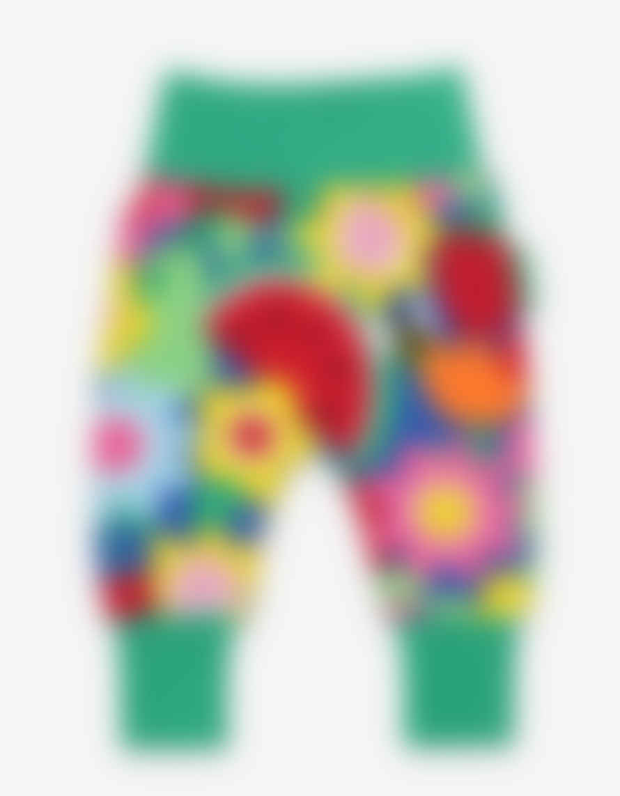 Toby Tiger Organic Yoga Pants with Fruit Flower Print
