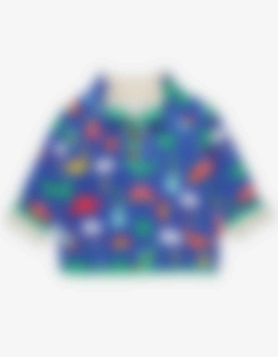 Toby Tiger Organic Cosy Fleece Playtime Mix Up Printed  Sweatshirt