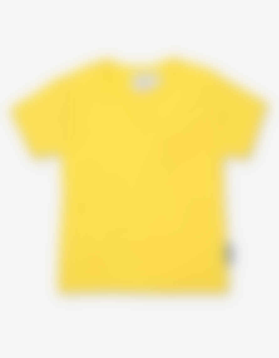 Toby Tiger Organic Yellow Basic Short-sleeved T Shirt