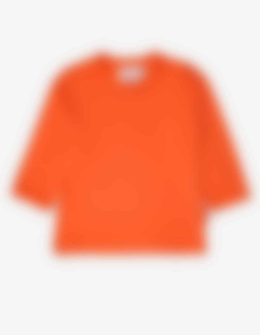 Toby Tiger Organic Orange Basic Long Sleeved T Shirt