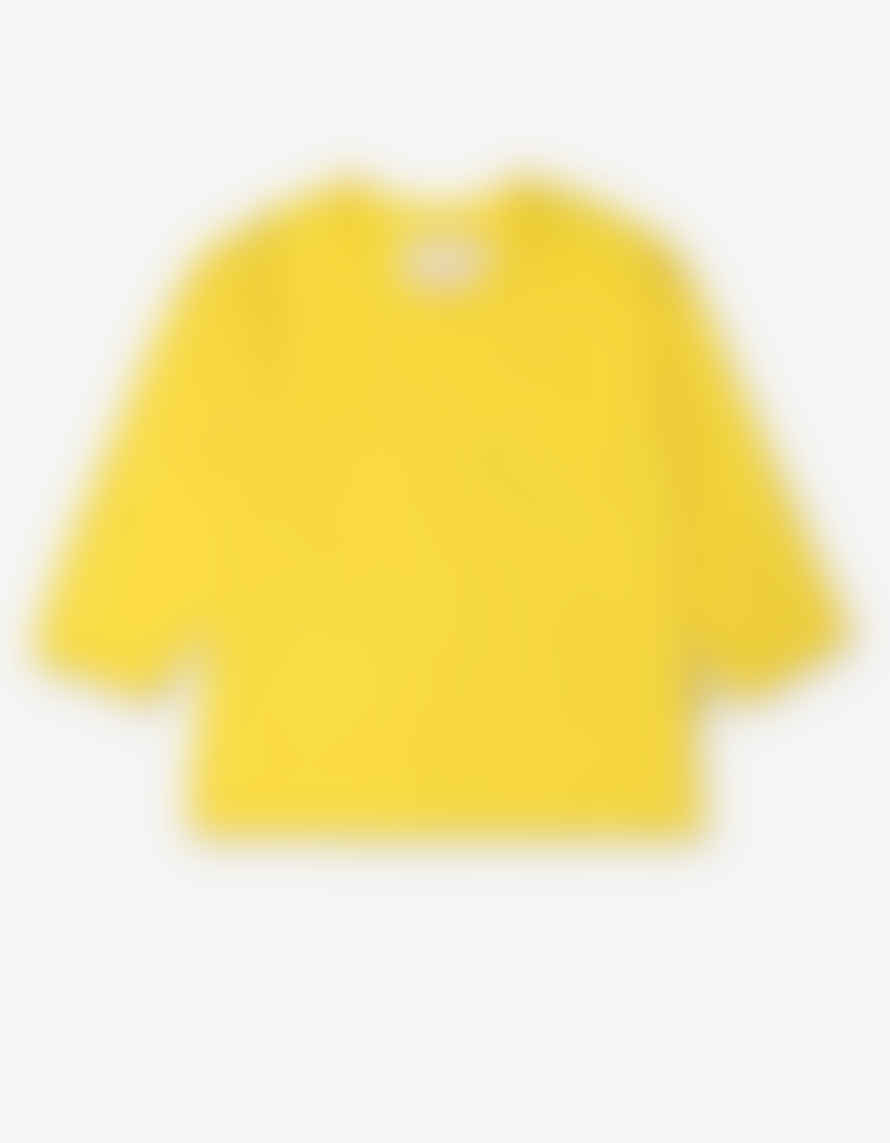 Toby Tiger Organic Yellow Basic Long Sleeved T Shirt